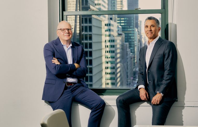 Brent Jenkins and Richard Schaupp of Clarion Partners at their offices in the Helmsley Building, 230 Park Ave., NY, NY. October 23, 2024