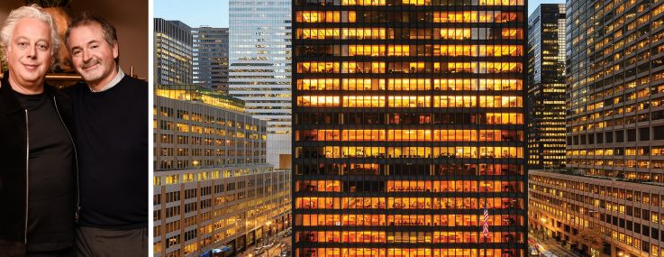 Aby Rosen and Michael Fuchs, co-CEOs of RFR; Seagram Building.
