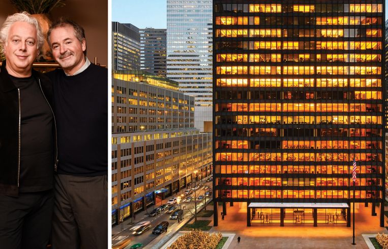 Aby Rosen and Michael Fuchs, co-CEOs of RFR; Seagram Building.