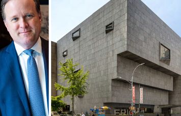 Charles F. Stewart, CEO of Sotheby's, and the Breuer Building.