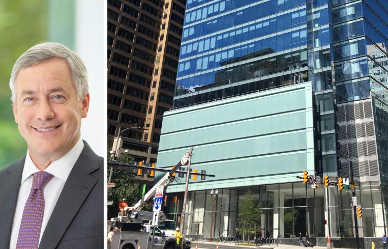 CoStar Group Founder and CEO Andy Florance and 1201 Wilson Boulevard in Arlington, Va.