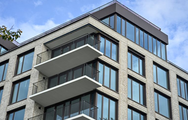 The exterior of 30-55 Vernon Boulevard.