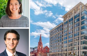 Colette Dafoe, managing partner of Nixon Peabody’s Washington office, Cy Kouhestani, Executive Vice President and Head of the Mid-Atlantic and Southeast Region at Brookfield Properties; 799 Ninth Street NW.