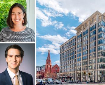 Colette Dafoe, managing partner of Nixon Peabody’s Washington office, Cy Kouhestani, Executive Vice President and Head of the Mid-Atlantic and Southeast Region at Brookfield Properties; 799 Ninth Street NW.
