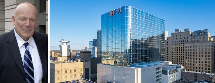 Douglas Jemal, founder of Douglas Development Corporation; PNC Bank Center office property in Wilmington, Delaware