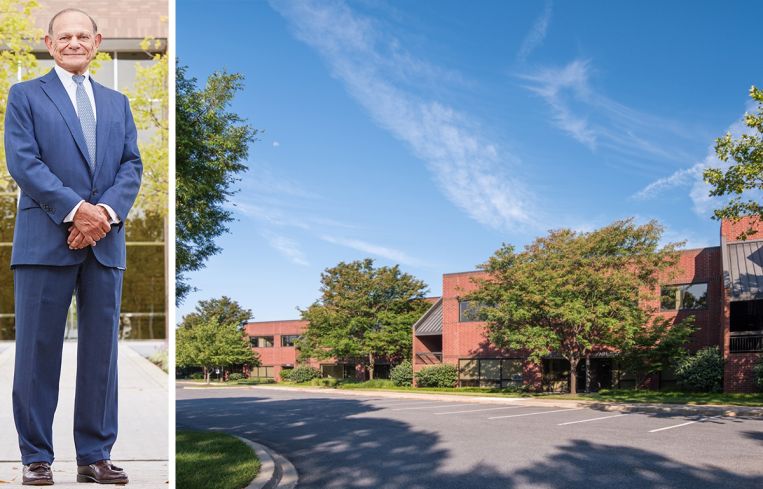 Edward St. John, chairman and founder of St. John Properties, and 53 Loveton Circle in Sparks Glencoe, Md.