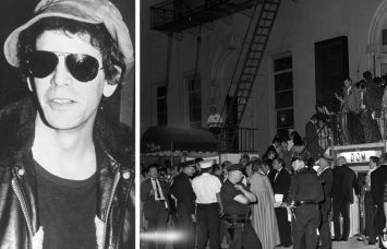 Lou Reed, The Velvet Underground; exterior of the Electric Circus, East Village, NYC