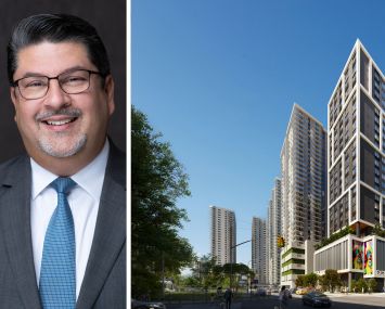 Jay Brito, senior vice president and senior commercial loan officer at Centennial Bank; Excell Miami project, in Miami, FL