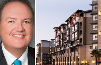 Jeff Burns, senior managing director at Walker & Dunlop and the 299 Franklin apartment community in Redwood City, Calif