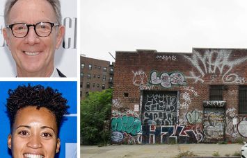 Ian Bruce Eichner of Continuum Company, New York City Council Member Crystal Hudson, and 962 Franklin Avenue.