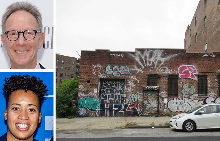 Ian Bruce Eichner of Continuum Company, New York City Council Member Crystal Hudson, and 962 Franklin Avenue.