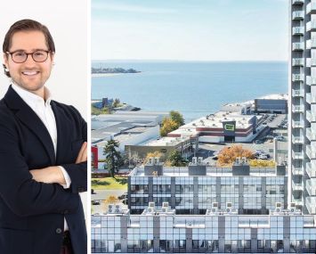 Eric Goodman,managing partner at Goodman Capital, and condo building at 2286 Cropsley Avenue in Brooklyn