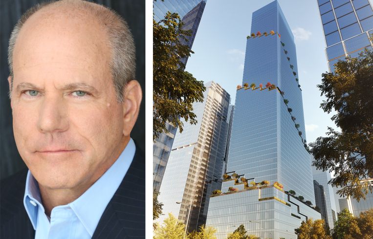 Jon Winkelried, CEO of TPG Capital, and The Spiral at Hudson Yards.