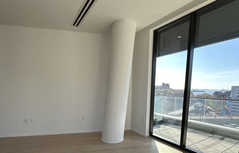 A photo of the inside of an apartment in the Olympia Dumbo.