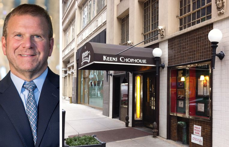 Tilman Fertitta, CEO of Landry's, and Keens Steakhouse at 72 West 36th Street.