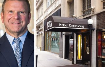 Tilman Fertitta, CEO of Landry's, and Keens Steakhouse at 72 West 36th Street.