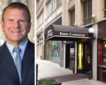 Tilman Fertitta, CEO of Landry's, and Keens Steakhouse at 72 West 36th Street.