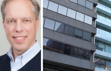 Mark Talgo, Senior Managing Director and Head of New York Life Real Estate Investors, and 1111 19th Street NW in Washington, D.C.