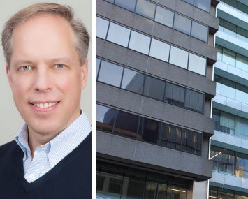 Mark Talgo, Senior Managing Director and Head of New York Life Real Estate Investors, and 1111 19th Street NW in Washington, D.C.