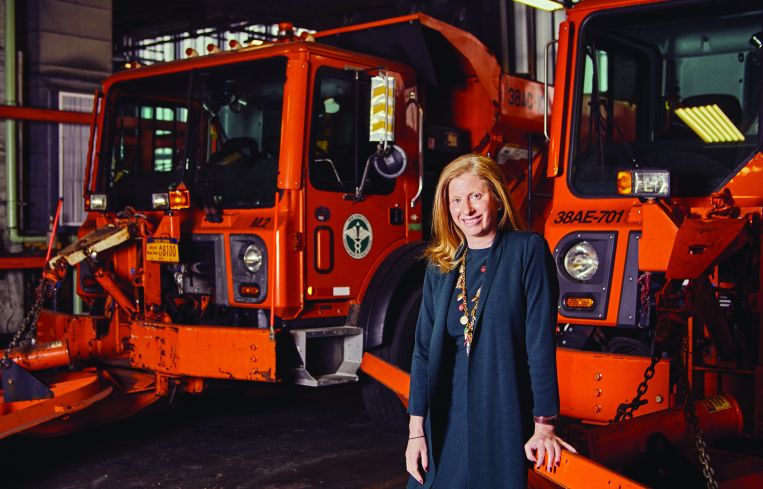 Jessica Tisch, who was appointed as the NYPD Commissioner.