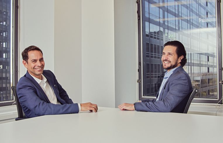 Ran Eliasaf of Northwind Group and David Perlman of Thorofare Capital.