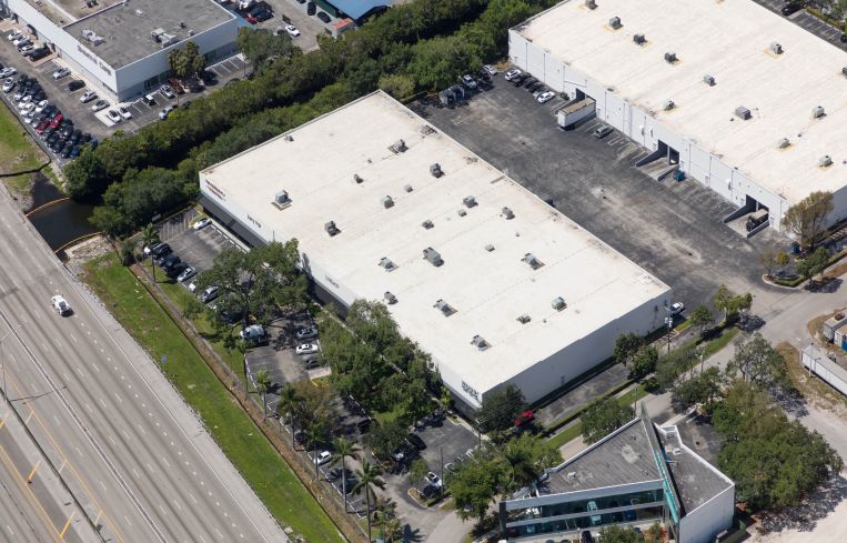 One of the South Florida portfolio warehouses.
