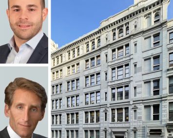 Joseph DeRosa and John Isaacs of CBRE, and 115 West 18th Street.