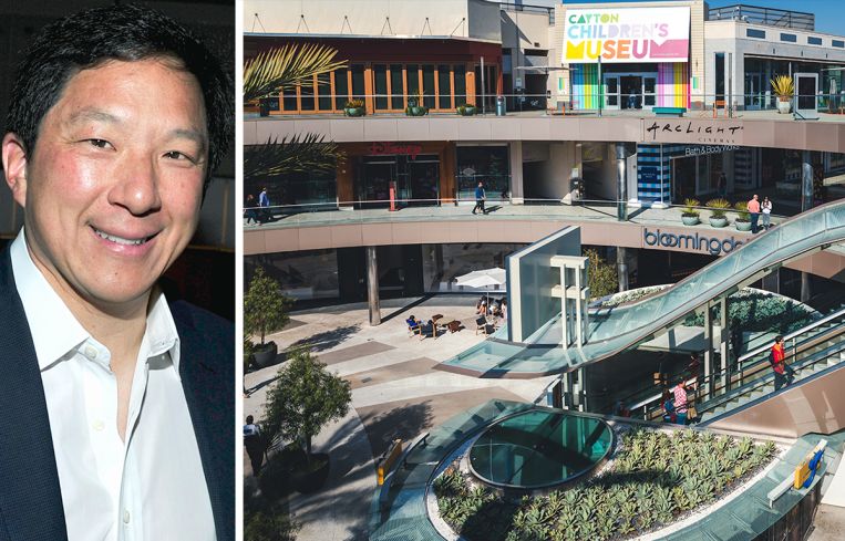 Jackson Hsieh, President and CEO of Macerich, and Santa Monica Place Shopping Mall.