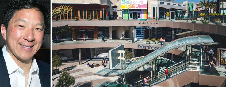 Jackson Hsieh, President and CEO of Macerich, and Santa Monica Place Shopping Mall.