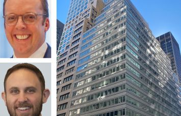 Chris Mansfield and Zac Price of CBRE, and 575 Madison Avenue.