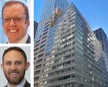 Chris Mansfield and Zac Price of CBRE, and 575 Madison Avenue.