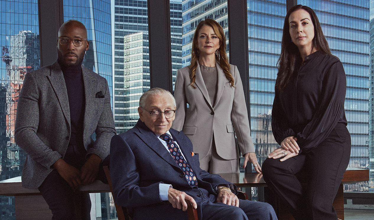 (L-R) TAWAN DAVIS, LARRY SILVERSTEIN, MARYANNE GILMARTIN AND COLLEEN WENKE.