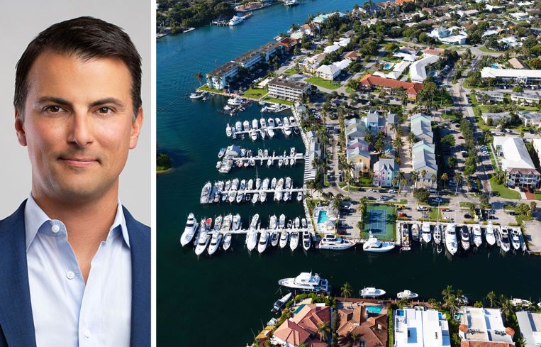Austin Schell, CEO of Port 32 Marinas, and the Lighthouse Point Marina, Lighthouse Point, Fla.