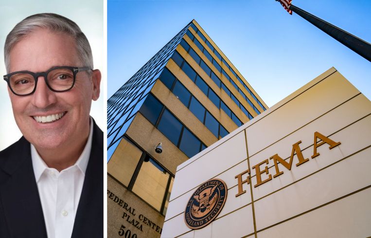 David Happ, president of Donohoe Commercial Real Estate, and FEMA headquarters in Washington, D.C.