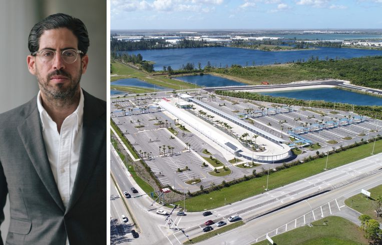 David Martin, CEO of Terra, and Dolphin Park and Ride Terminal.