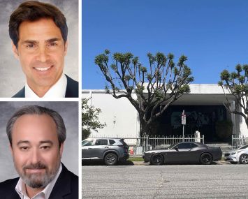NAI Capital's David Young and Chad Gahr, and 12840 Bradley Avenue, Sylmar, Calif.