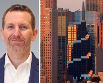 Franklin Wallach of Colliers, and office buildings in Manhattan.