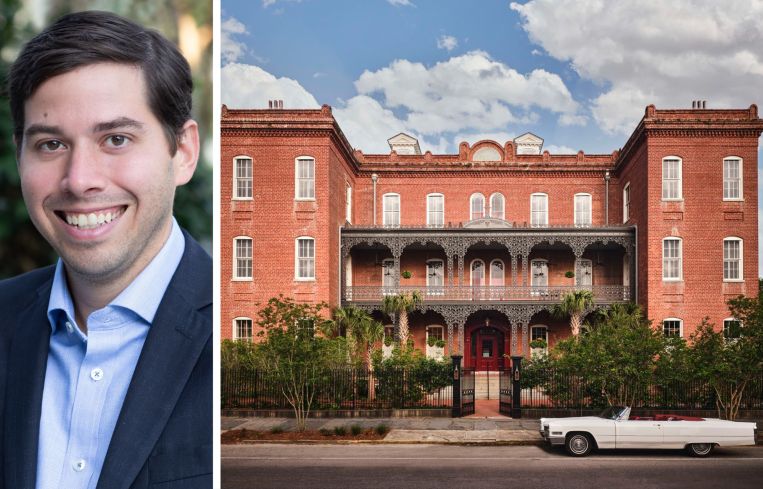 Jared Schlosser, Peachtree Group’s senior vice president and Hotel Saint Vincent in New Orleans.