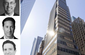 Newmark's Jeffrey Roseman, Caleb Petersen, and Drew Weiss, and 527 Madison Avenue.