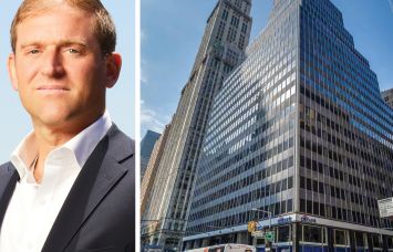 AmTrust RE President Jonathan Bennett and 250 Broadway.