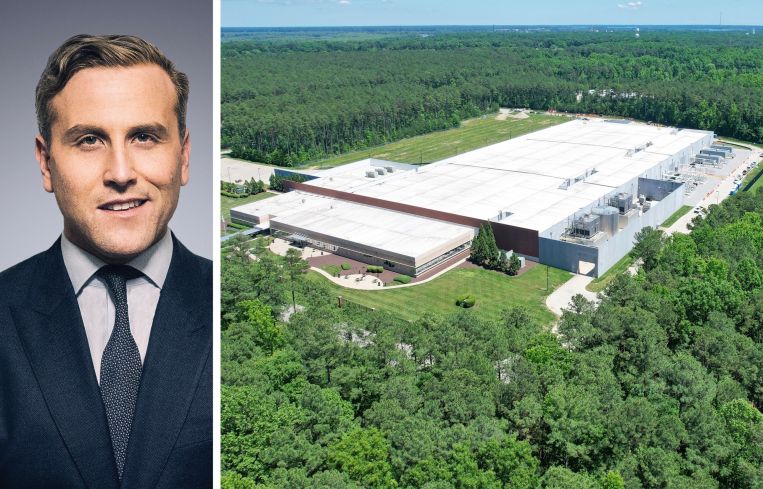 Newmark's Jordan Roeschlaub and Chirisa Technology Parks CTP 01 data center in Chesterfield, Va.
