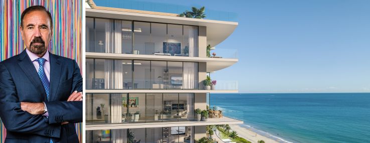 Jorge Perez, CEO and founder of Related Group; Rosewood Residences Hillsboro Beach, Miami.