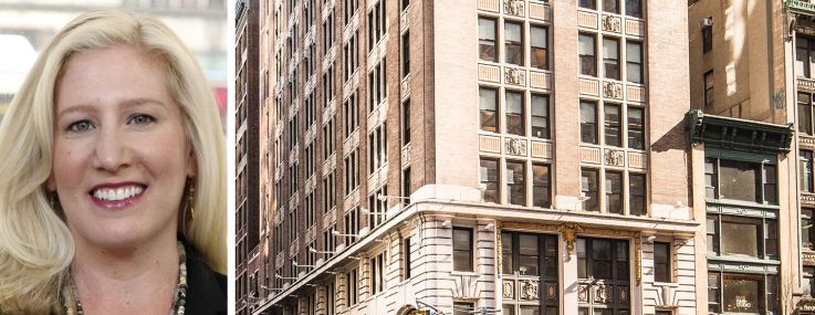 ATCO Properties co-President Kate Hemmerdinger Goodman and 381 Park Avenue South.