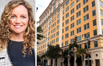 Laura Hines-Pierce, Hines co-CEO, and 2525 Ponce De Leon Boulevard, Coral Gables, Fla.