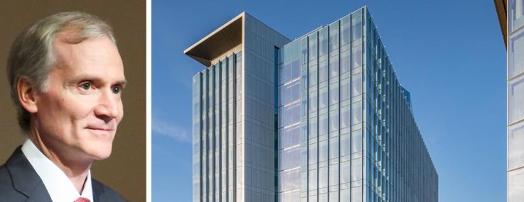 Xaira Therapeutics CEO Marc Tessier-Lavigne and Gateway of Pacific III at 700 Gateway Boulevard in South San Francisco, Calif.