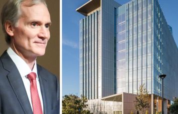 Xaira Therapeutics CEO Marc Tessier-Lavigne and Gateway of Pacific III at 700 Gateway Boulevard in South San Francisco, Calif.