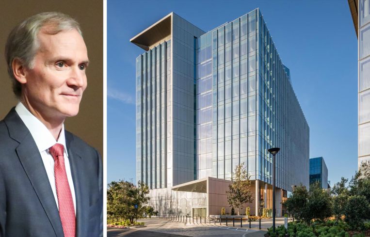 Xaira Therapeutics CEO Marc Tessier-Lavigne and Gateway of Pacific III at 700 Gateway Boulevard in South San Francisco, Calif.