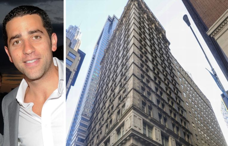 Martin Nussbaum, principal at Slate Property Group, and 52 William Street.