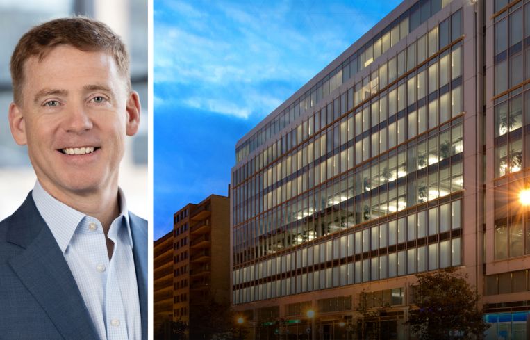 JBG Smith CEO Matthew Kelly and 2101 L Street NW, Washington, D.C.
