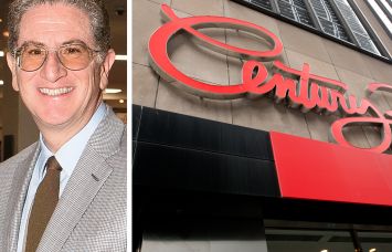 ASG Equities CEO Raymond Gindi and the Century 21 department store in the Financial District.